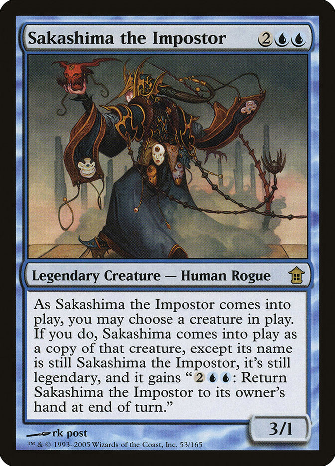 Sakashima the Impostor [Saviors of Kamigawa] | Card Merchant Takapuna