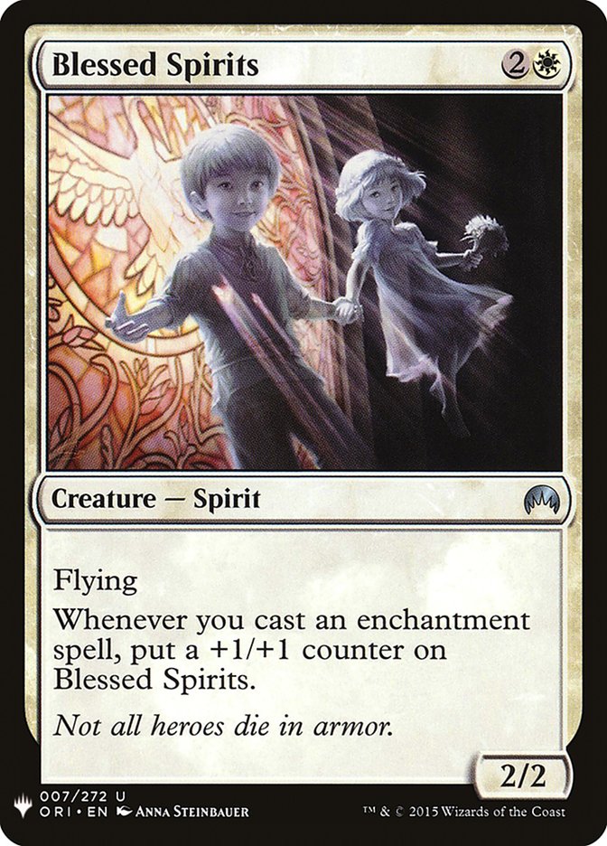 Blessed Spirits [Mystery Booster] | Card Merchant Takapuna