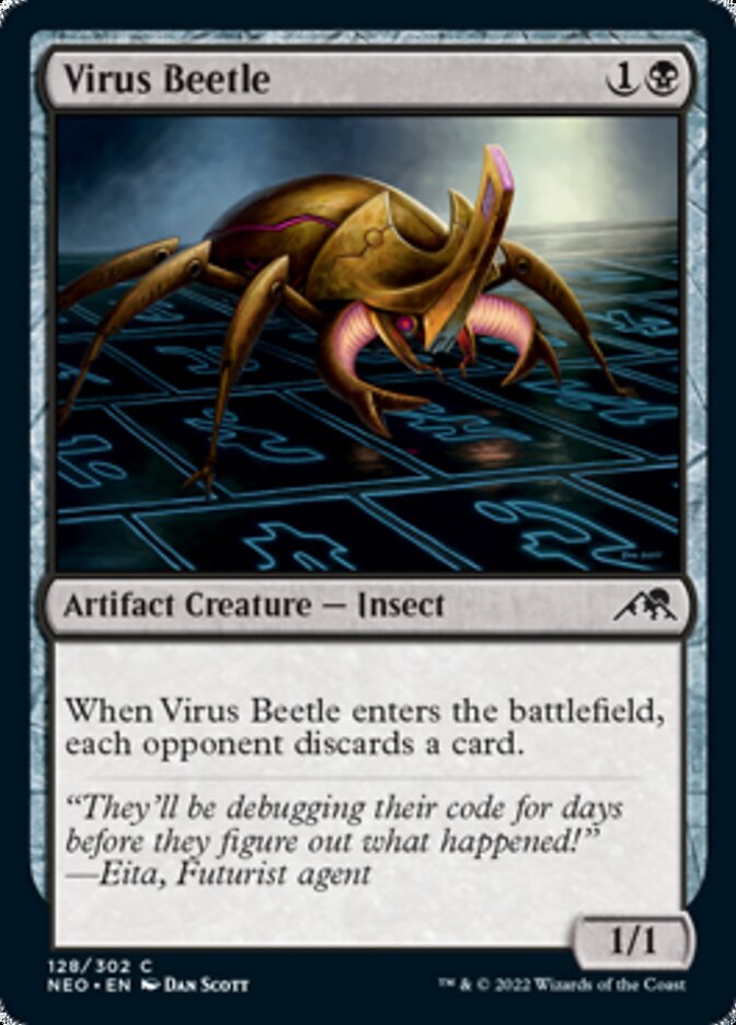 Virus Beetle [Kamigawa: Neon Dynasty] | Card Merchant Takapuna