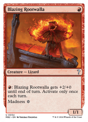 Blazing Rootwalla (White Border) [Mystery Booster 2] | Card Merchant Takapuna