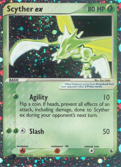 Scyther ex (102/109) [EX: Ruby & Sapphire] | Card Merchant Takapuna