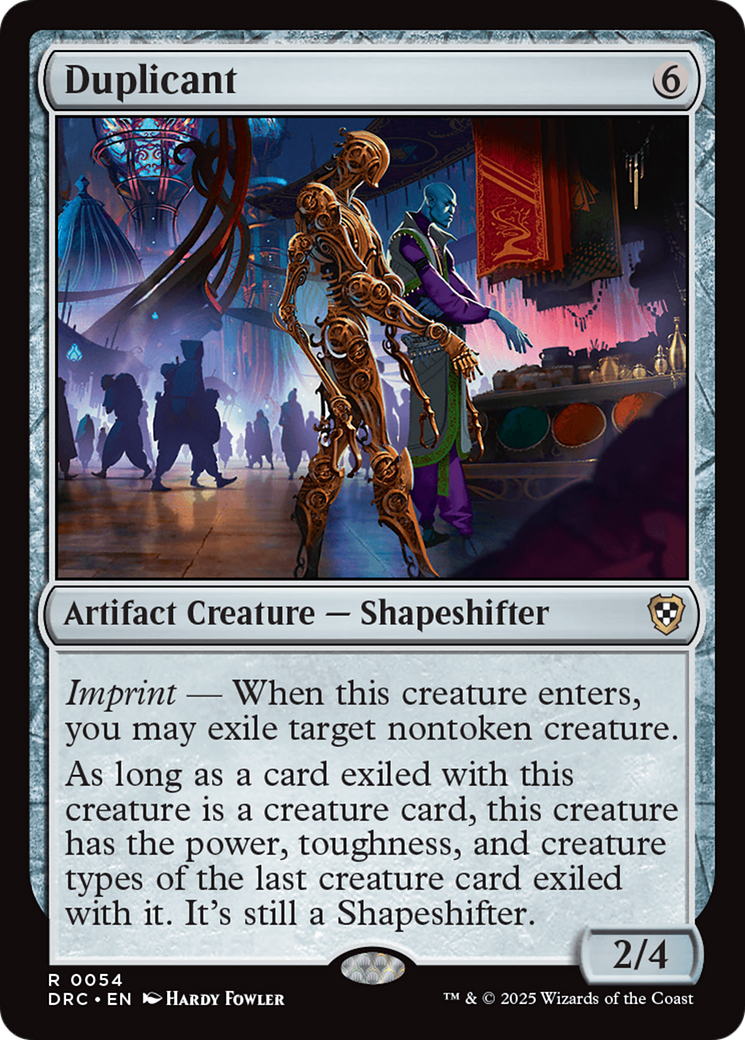 Duplicant [Aetherdrift Commander] | Card Merchant Takapuna