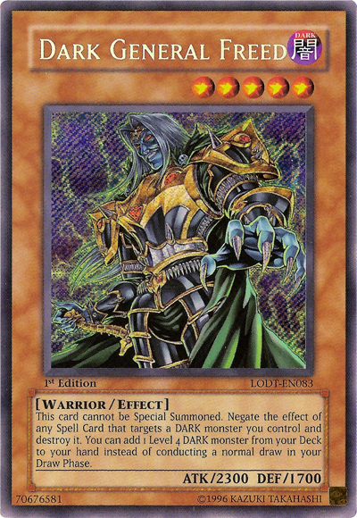 Dark General Freed [LODT-EN083] Secret Rare | Card Merchant Takapuna