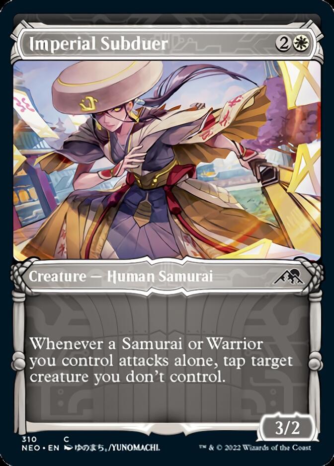 Imperial Subduer (Showcase Samurai) [Kamigawa: Neon Dynasty] | Card Merchant Takapuna