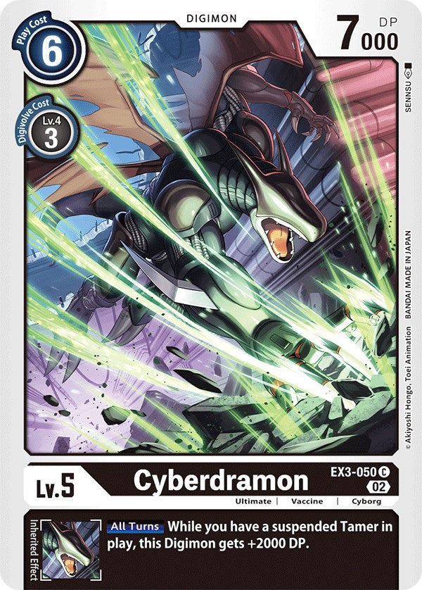 Cyberdramon [EX3-050] [Draconic Roar] | Card Merchant Takapuna