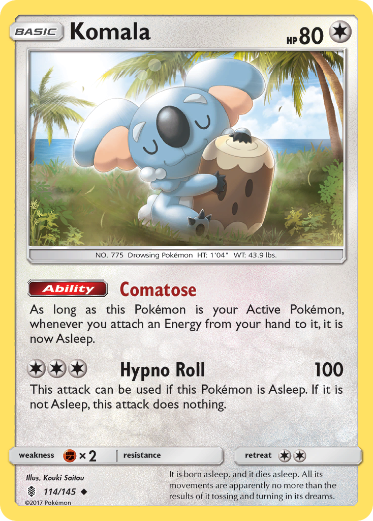 Komala (114/145) [Sun & Moon: Guardians Rising] | Card Merchant Takapuna