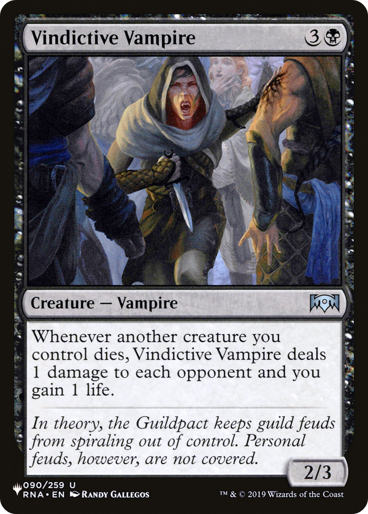 Vindictive Vampire [The List] | Card Merchant Takapuna