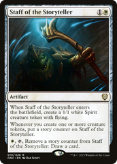 Staff of the Storyteller [Phyrexia: All Will Be One Commander] | Card Merchant Takapuna