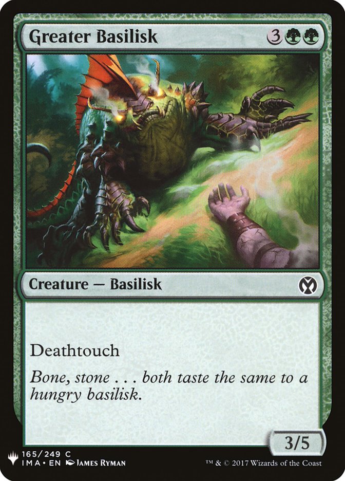 Greater Basilisk [Mystery Booster] | Card Merchant Takapuna