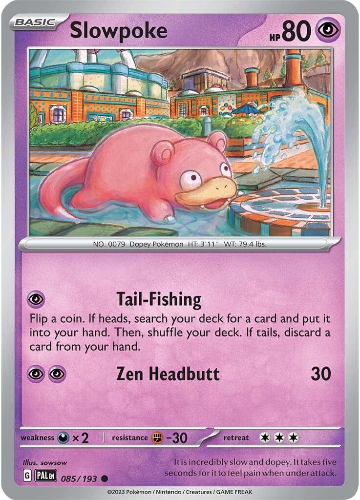 Slowpoke (085/193) [Scarlet & Violet: Paldea Evolved] | Card Merchant Takapuna