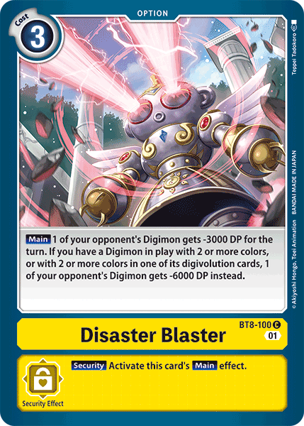 Disaster Blaster [BT8-100] [New Awakening] | Card Merchant Takapuna