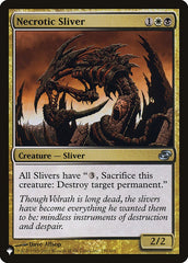 Necrotic Sliver [The List] | Card Merchant Takapuna