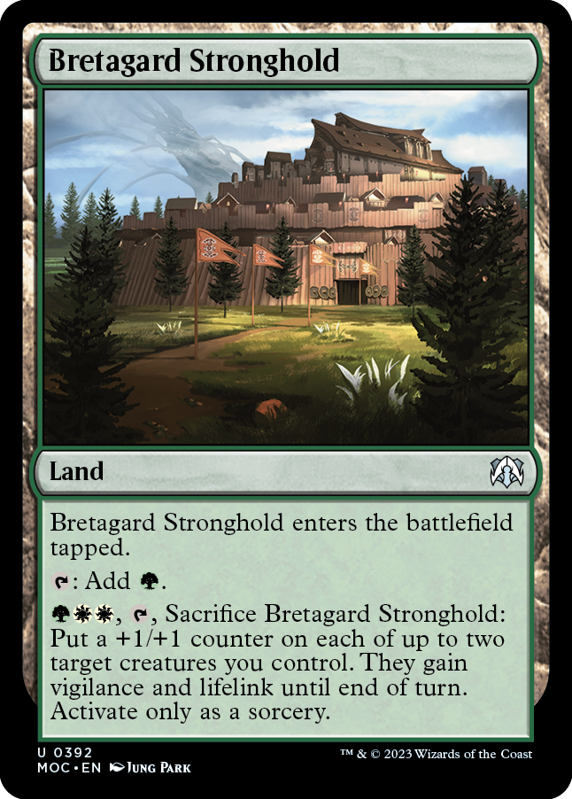 Bretagard Stronghold [March of the Machine Commander] | Card Merchant Takapuna