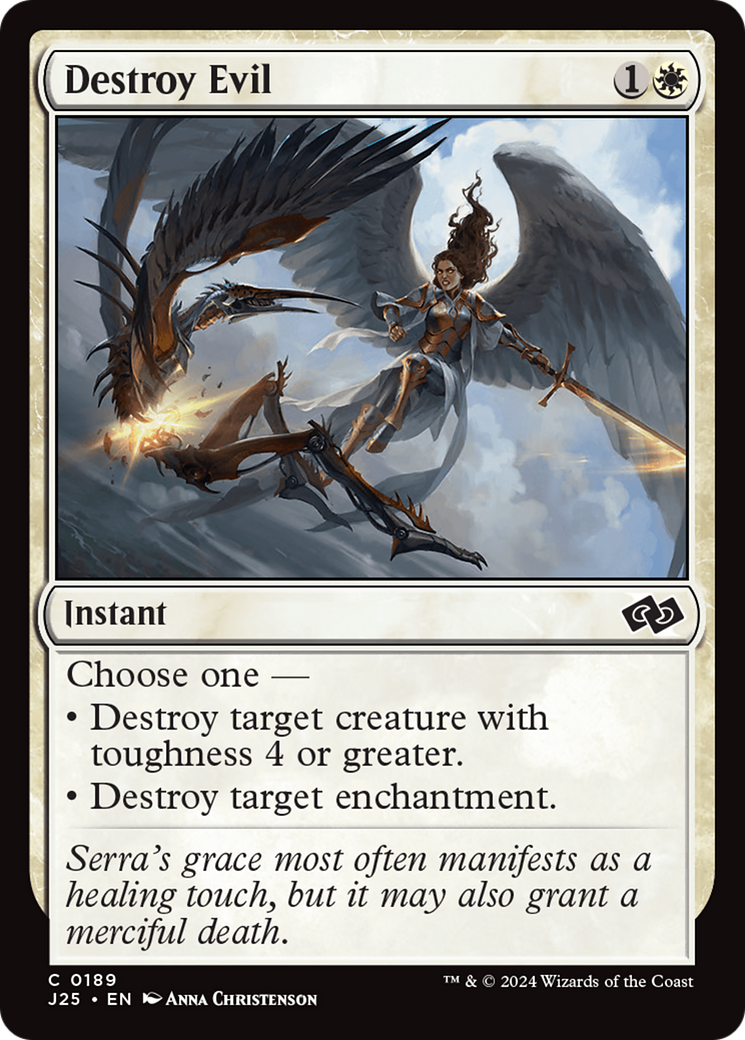 Destroy Evil [Foundations Jumpstart] | Card Merchant Takapuna