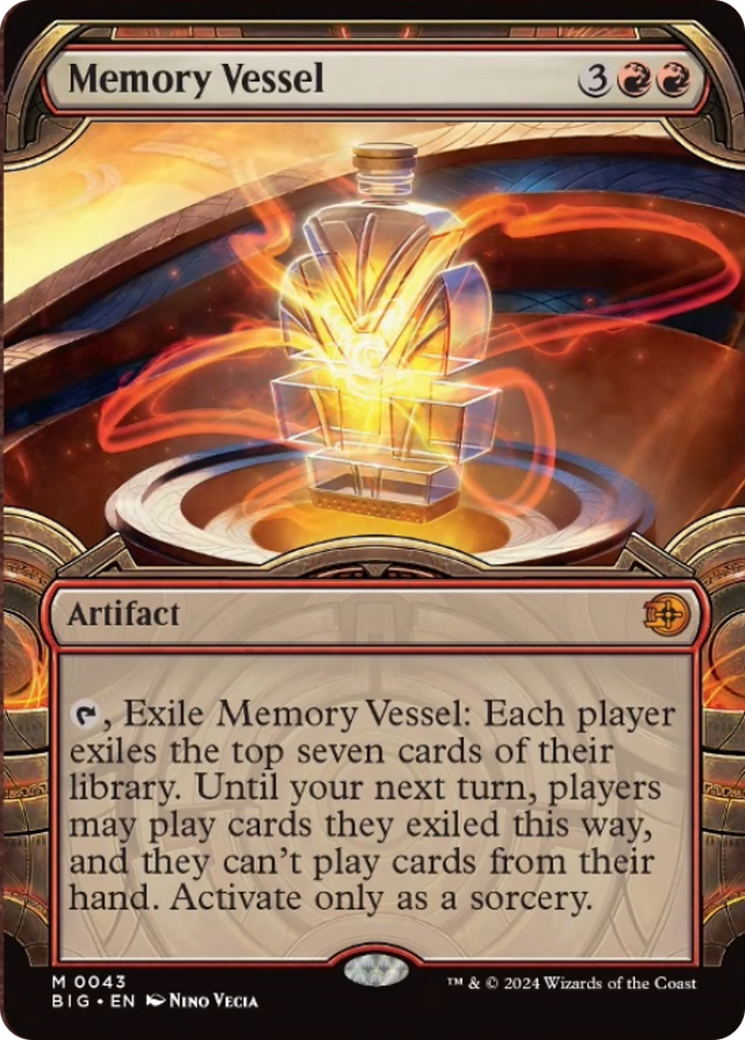 Memory Vessel (Showcase) [Outlaws of Thunder Junction: The Big Score] | Card Merchant Takapuna