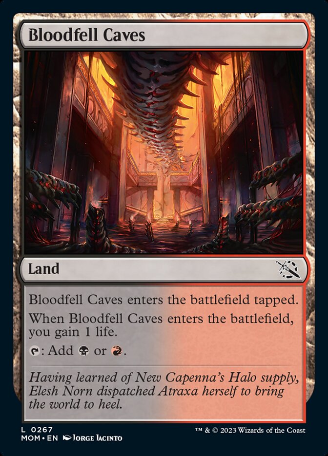 Bloodfell Caves [March of the Machine] | Card Merchant Takapuna