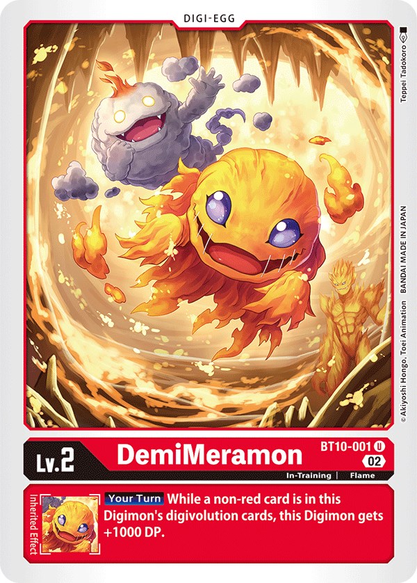 Demimeramon [BT10-001] [Xros Encounter] | Card Merchant Takapuna