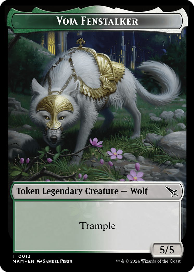 Voja Fenstalker Token [Murders at Karlov Manor Tokens] | Card Merchant Takapuna