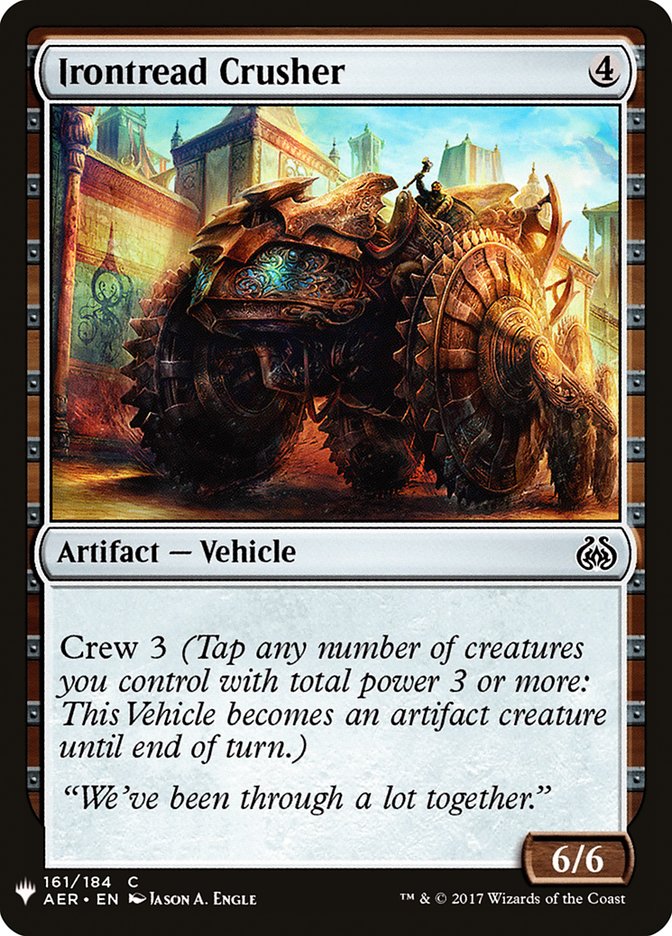 Irontread Crusher [Mystery Booster] | Card Merchant Takapuna