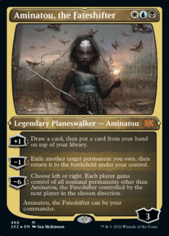 Aminatou, the Fateshifter (Foil Etched) [Double Masters 2022] | Card Merchant Takapuna