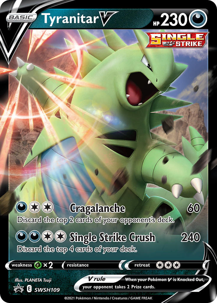 Tyranitar V (SWSH109) [Sword & Shield: Black Star Promos] | Card Merchant Takapuna