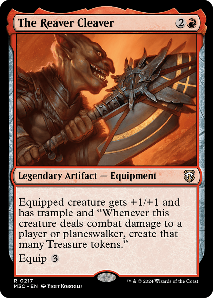 The Reaver Cleaver (Ripple Foil) [Modern Horizons 3 Commander] | Card Merchant Takapuna