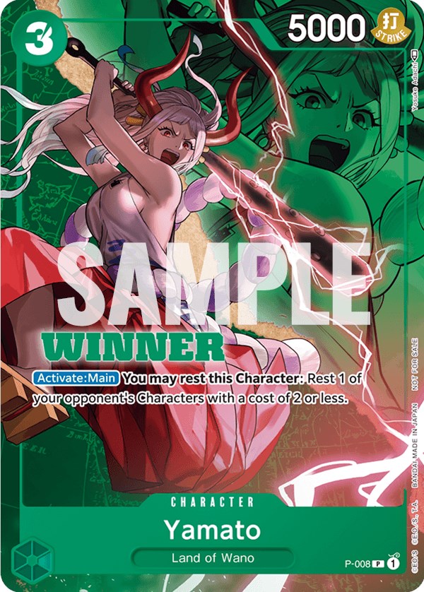 Yamato (P-008) (Winner Pack Vol. 1) [One Piece Promotion Cards] | Card Merchant Takapuna