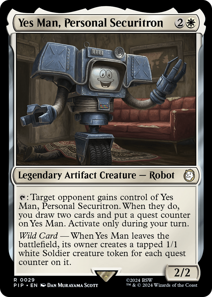 Yes Man, Personal Securitron [Fallout] | Card Merchant Takapuna