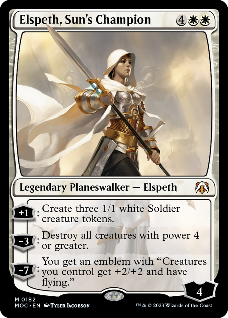 Elspeth, Sun's Champion [March of the Machine Commander] | Card Merchant Takapuna