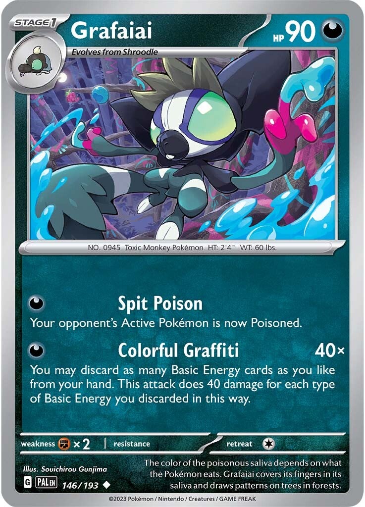 Grafaiai (146/193) [Scarlet & Violet: Paldea Evolved] | Card Merchant Takapuna