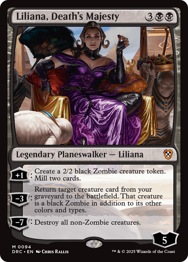 Liliana, Death's Majesty [Aetherdrift Commander] | Card Merchant Takapuna