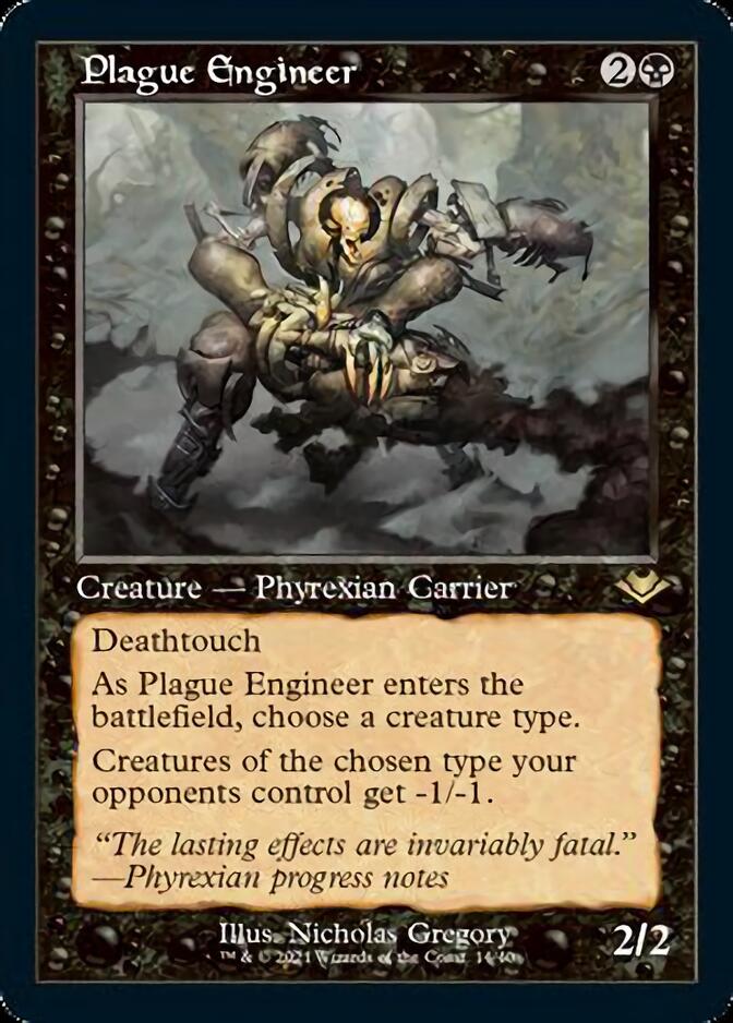 Plague Engineer (Retro Foil Etched) [Modern Horizons] | Card Merchant Takapuna