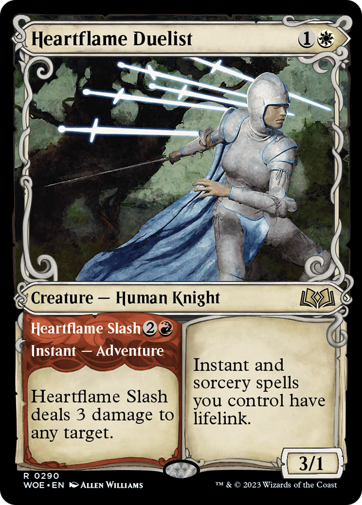 Heartflame Duelist // Heartflame Slash (Showcase) [Wilds of Eldraine] | Card Merchant Takapuna