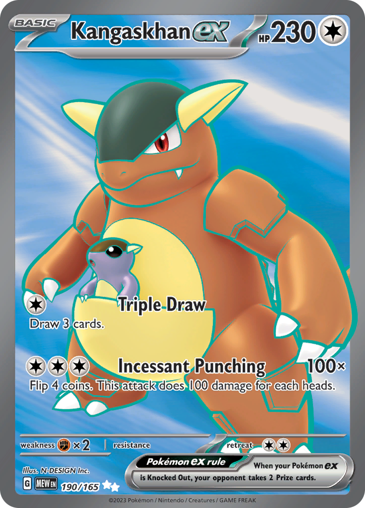 Kangaskhan ex (190/165) [Scarlet & Violet 151] | Card Merchant Takapuna