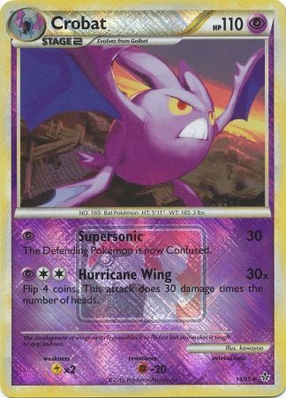 Crobat (14/95) (League Promo) [HeartGold & SoulSilver: Unleashed] | Card Merchant Takapuna