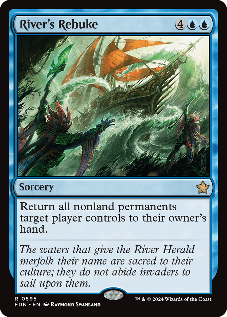 River's Rebuke [Foundations] | Card Merchant Takapuna