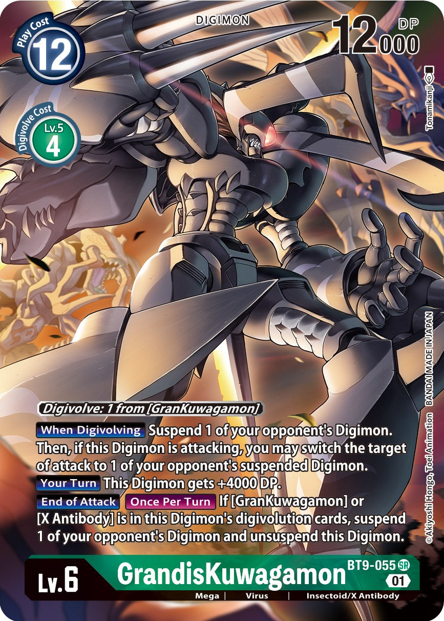 GrandisKuwagamon [BT9-055] (Alternate Art) [X Record] | Card Merchant Takapuna