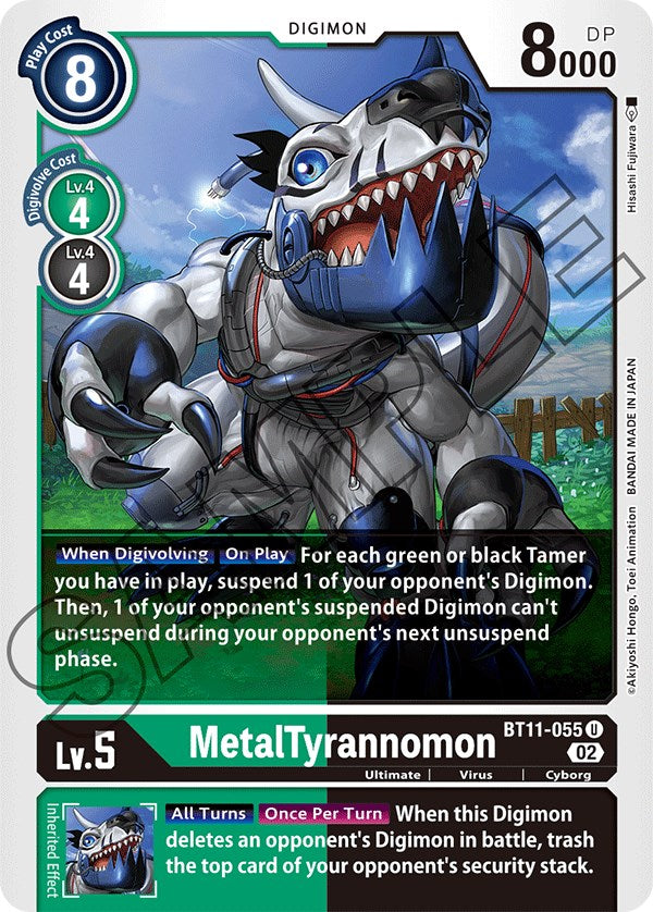 MetalTyrannomon [BT11-055] [Dimensional Phase] | Card Merchant Takapuna