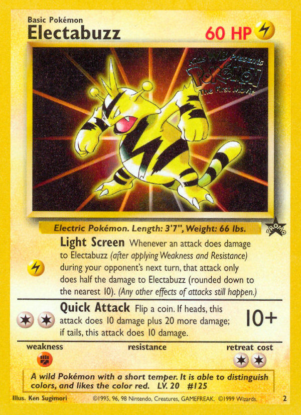 Electabuzz (2) [Wizards of the Coast: Black Star Promos] | Card Merchant Takapuna