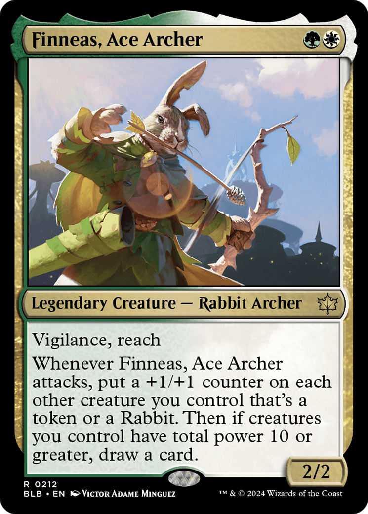 Finneas, Ace Archer [Bloomburrow] | Card Merchant Takapuna