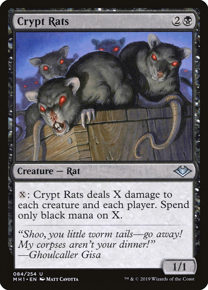 Crypt Rats [Modern Horizons] | Card Merchant Takapuna