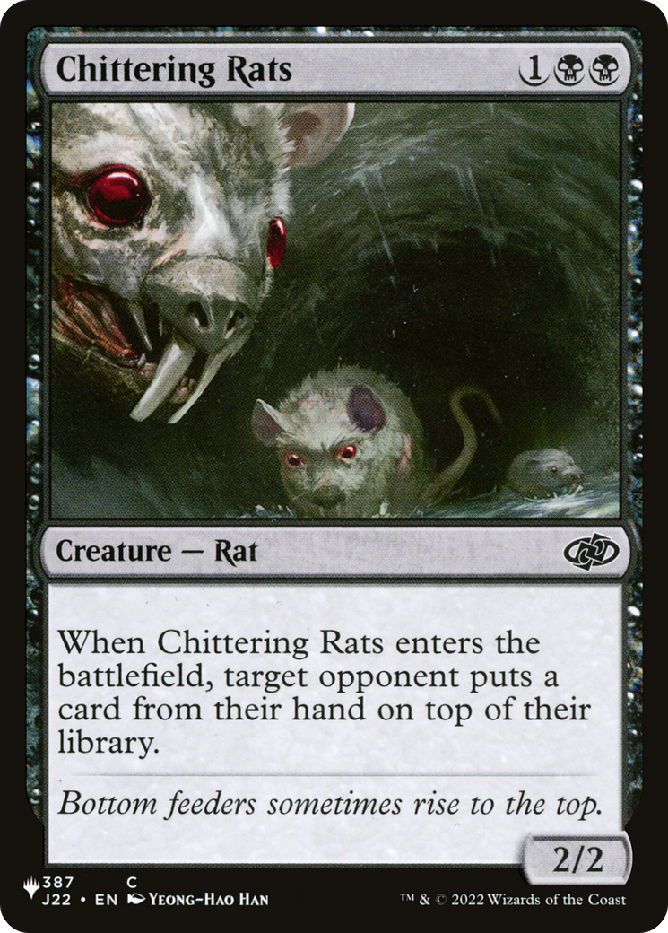 Chittering Rats [The List] | Card Merchant Takapuna