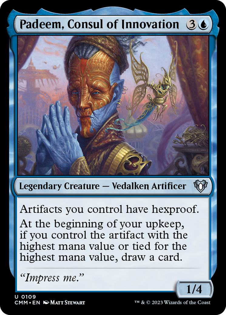 Padeem, Consul of Innovation [Commander Masters] | Card Merchant Takapuna