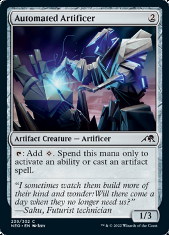 Automated Artificer [Kamigawa: Neon Dynasty] | Card Merchant Takapuna