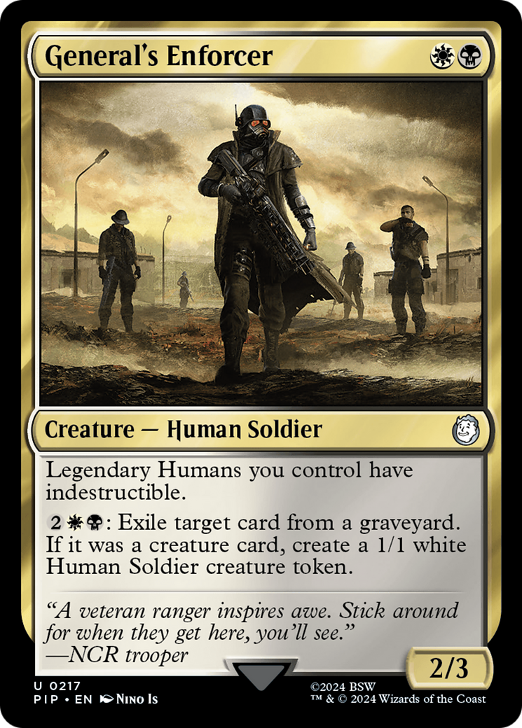 General's Enforcer [Fallout] | Card Merchant Takapuna