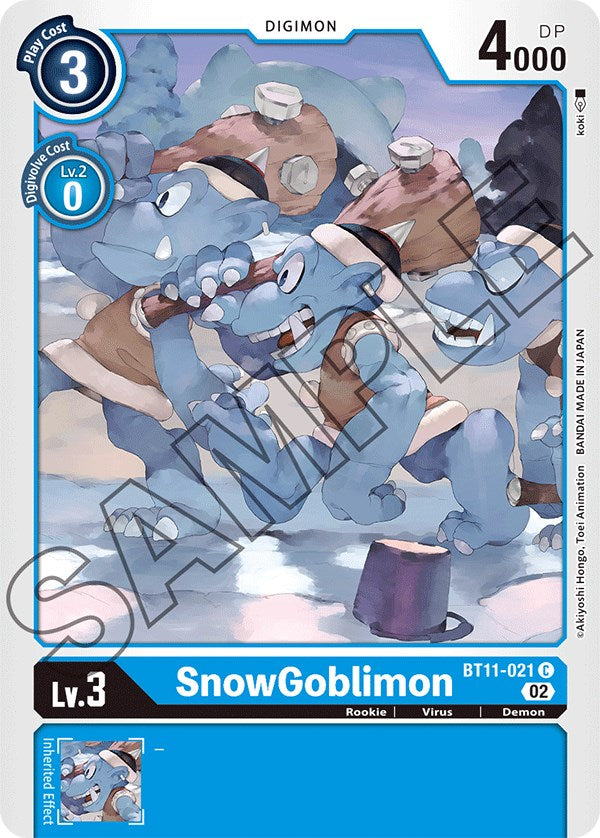 SnowGoblimon [BT11-021] [Dimensional Phase] | Card Merchant Takapuna