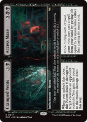 Cramped Vents // Access Maze [Duskmourn: House of Horror Commander] | Card Merchant Takapuna