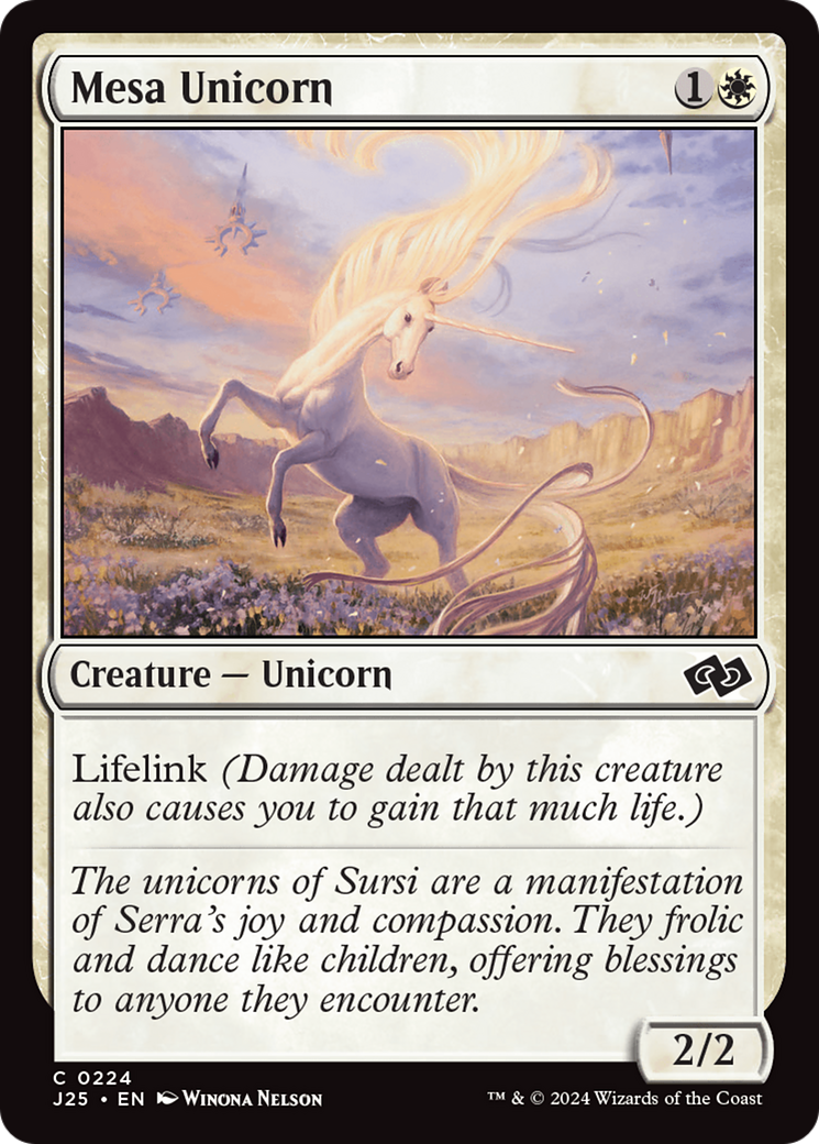 Mesa Unicorn [Foundations Jumpstart] | Card Merchant Takapuna