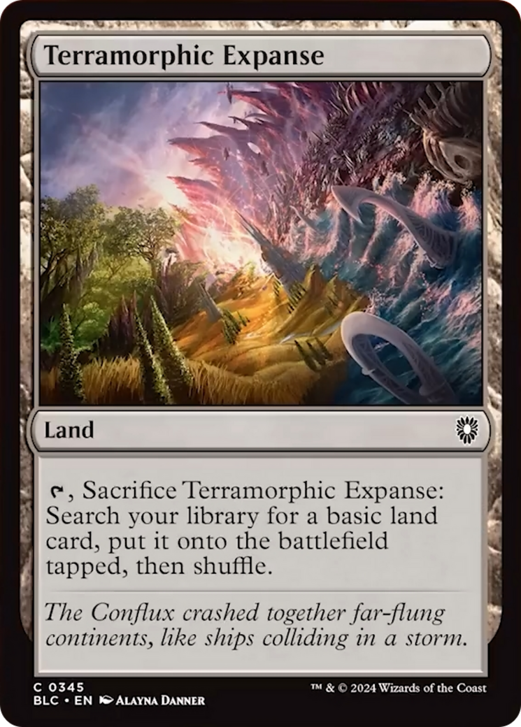 Terramorphic Expanse [Bloomburrow Commander] | Card Merchant Takapuna