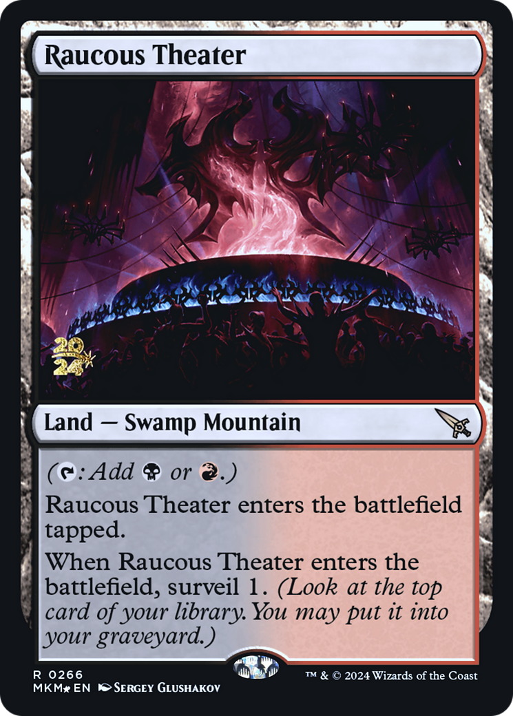 Raucous Theater [Murders at Karlov Manor Prerelease Promos] | Card Merchant Takapuna